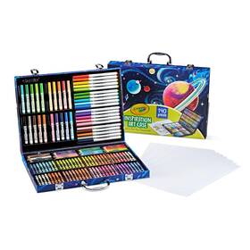 B00ci6j5jq Crayola Inspiration Art Case Space 140 Pc Kit For Kids Crayons Markers Pen