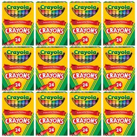 B08chk97xn Crayola Crayons Bulk 12 Packs Of 24 Count Assorted Colors School Supplies