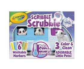 B09ykfkc5v Crayola Scribble Scrubbie Pets Arctic Snow Explorer Color And Wash Creative Toy