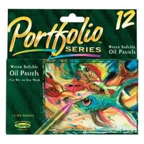 52-3612 Crayola Llc Water-soluble Oil Pastels 12-color Set