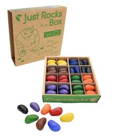 B014v5mw3w Crayon Rocks Just In A Box 8 Colors Tripod Grip Crayons For Handwriting