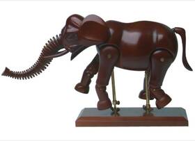Gd-20 Creative Artist Rare Wooden Manikin 20ftft Elephant Animal Mannequin