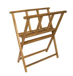 Creative Mark 709758791450 Folding Wood Large Print Rack - Perfect For Display Of Canvas Art Prints P