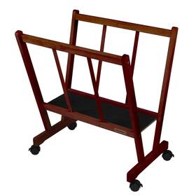 Creative Mark 709758899828 Firenze Wood Large Print Rack With Castors - Perfect For Display Of Canvas A