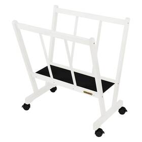 Creative Mark 709758899842 Firenze Wood Large Print Rack With Castors Perfect For Display Of White