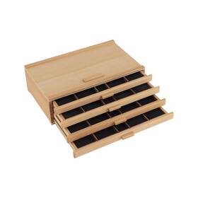 Creative Mark 709758902948 Cezanne Pastel Storage Box 4-drawer Wooden Art And Cra... Fast Ship