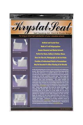 Creative Mark Ks25-1824 Krystal Seal Archival Art And Photo Bags 25-pack 18x24 Inch Pack Of 25 18 X 24