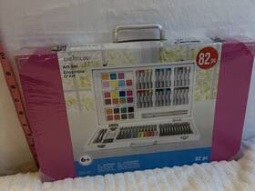 Creatology 191518471908 82 Piece Art Set Oil Pastels Watercolors Colored Pencils And More