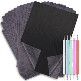 Cpft-01 Cridoz Carbon Transfer Copy Paper With Embossing Stylus Tool For Tracing 30