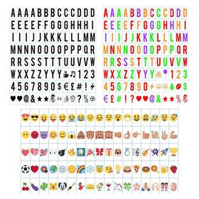 Crmanedy 711034605450 Cinematic Lightbox Letter Set - 293 Pieces 104 Black Multi-color 85 I