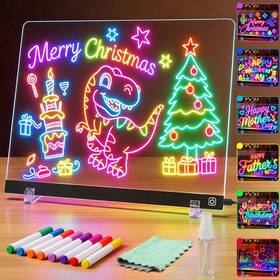 Cujgt 445024860859 Lumiboard Led Drawing Board For Kids - 13.7 Inch 10 Light Up 7 Color