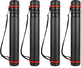 240628 Dajave 4 Pack Extendable Poster Tubes Expand From 17 To 28 Inch Black