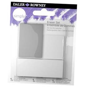 D845700100 Daler-rowney Simply Eraser Set For Drawing And Artists - Includes Kneaded
