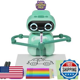 B0ftbnj5xw Dan&darci Scribbly The Drawing Robot For Kids - 3 4 5 6 7 8 Year Old Girl Easter