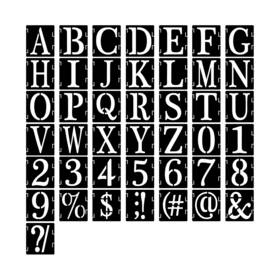 Danilaziya 311194974802 1 Inch Letter Stencils Numbers Symbol Craft For Painting On Wood 43