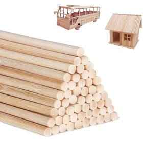 Datpuik Dp Dowel 1/8 6 200pcs X Inch 200 Pcs Rods Wood Sticks Wooden - Unfinished Ba