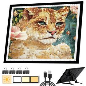 Dear Carbon 717470395290 A3 Light Pad For Diamond Painting With Foldable Stand Art Boar