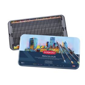 B073hd9dj1 Derwent Colored Pencils Procolour Drawing Art Metal Tin 36 Count 2302507