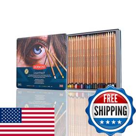 Derwent B07c993zvj Lightfast Colored Pencils 24 Tin Set Of 4mm Wide Core 100