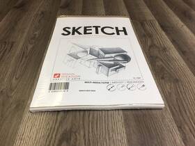 Design Ideation 642892591244 Sketch. Wire Bound Sketchbook. Top Spine. Multi-media. 11 Inch X