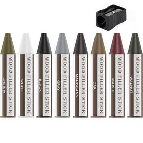 Fq-lb-8x-fba Dewel Wood Filler Sticks 8 Colors Crayons For Scratches Floor Repair Wa