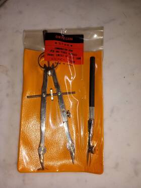 718p Dietzgen Star Bow Pen/pencil Compass Draws Circles Up To Diameter Of 9 Inch Pre Owne