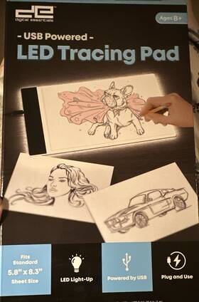 Ab-0071 Digital Essentials De Usb Powered Led Tracing Pad Light Drawing New