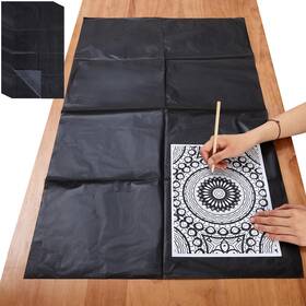 Wne-dinifee-0361 Dinifee 5 Sheets Large Carbon Paper For Tracing 20.3 X 36 Inch Graphite Trans