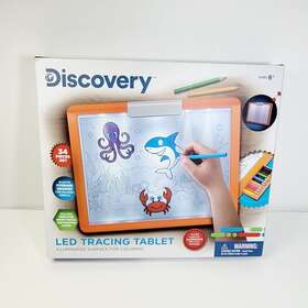 1012397 Discovery Kids Toy Tracing Tablet Led 6 New E4