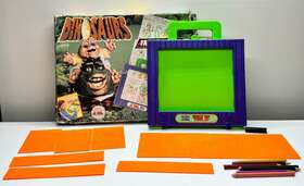 Disney 038976025451 1991 Hasbro Dinosaurs Trace Plates Drawing Set In Original Box