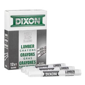 B0037qfzls Dixon 464-52300 Industrial Lumber Marking Crayons White 4.5 Inch Pack Of 12