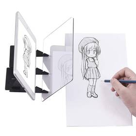 Diyeenihsuawy19ze Diyeeni Tracing Drawing Board Sketch Mirror Reflection With 5 Brackets Easy D