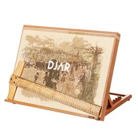 B0drcgltc7 Djar 5-position Wood Drafting Table Tabletop Easel And Sketching Board For Pain