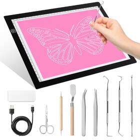 Dorhui 768111498801 A4 Light Pad For Tracing And Weeding Vinyl Led Copy Board