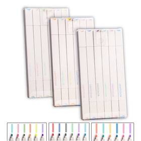 23030301ygbtz Duboby Dual-tip Highlighters Chisel Tip And Fineliner No Bleed Bible Highlighter