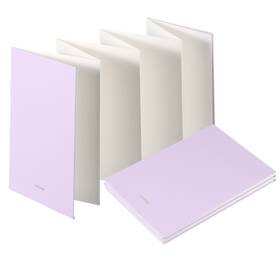 Duefixing 614553744436 2pcs 7.5x5.2 Inch Concertina Sketchbook Watercolor Notebook Purple
