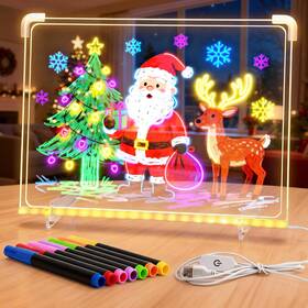 Board-001 Dulvus Lumiboard Led Drawing Board For Kids 13.7 Inch X10 Note Include White