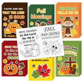 B0fd9zk6sb Dvbonike 24 Fall Christian Bible Coloring Books Kids Religious Diy Pages
