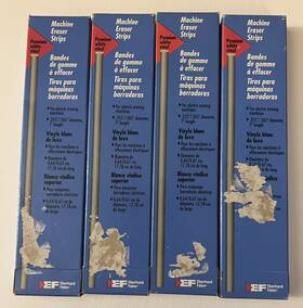 Eberhard Faber 070530752212 No. 88 75221 Machine Eraser Strips Lot Of 4 Boxes 12 - New