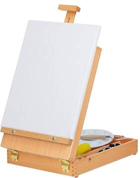 26002 Edm Zen Art Supply Desktop Artist Easel Wooden Portable Stand Student Painting