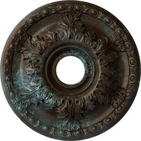 Cm18gabbs Ekena Millwork 2-1/2 Inch X 18 Polyurethane Granada Ceiling Medallion Bronze Blue