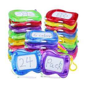 Eh3093 Elcoho 24 Pieces Mini Magnetic Drawing Board Doodle ... Fast Ship
