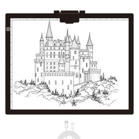 Elice 795890442213 Diamond Painting Light Pad A3 Led Box Tracer With Magnetic Clip And Pen Hol