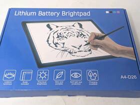 A4d26 Elice Lithium Battery Artists Brightpad Lightbox Drawing Board New-open Bx