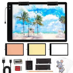 Elice-d23 Elice Rechargeable A2 Large Tracing Light Box With 3-color Modes Wireless Ul