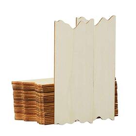 A17jruuczja2a570pce17iz2 Exceart Wood Plaques For Crafts 24pcs Rectangle Wooden Hanging Boards Diy