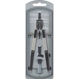 174014 Faber-castell Quick-set Compass With Both Legs Jointed Silver
