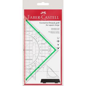 177090 Faber-castell Set Square Large With Handle 20 Cm