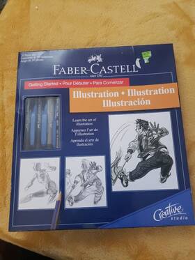 800096 Faber-castell Art Graphic Creative Studio Getting Started Art- Set 20 Pieces New