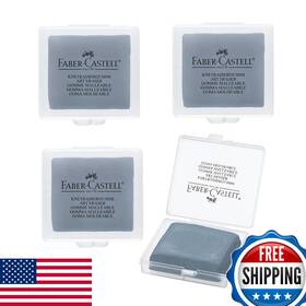 B01lyu5s6d Faber-castell Erasers - Drawing Art Kneaded Large Size Grey 4 Pack